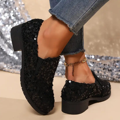 🔥Last Day 50% OFF🔥Women's Retro Sequin High Heels