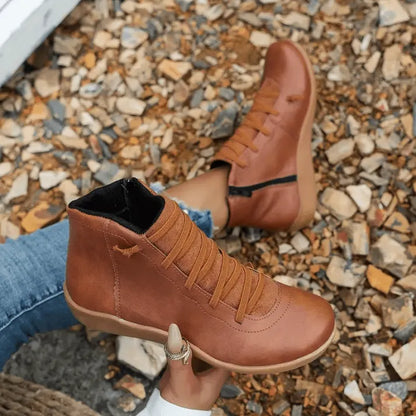 Women's Comfortable Handmade Leather Foot Support Boots