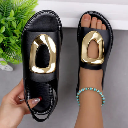 🔥Last Day 50% OFF🔥Women's Solid Color Stylish Sandals