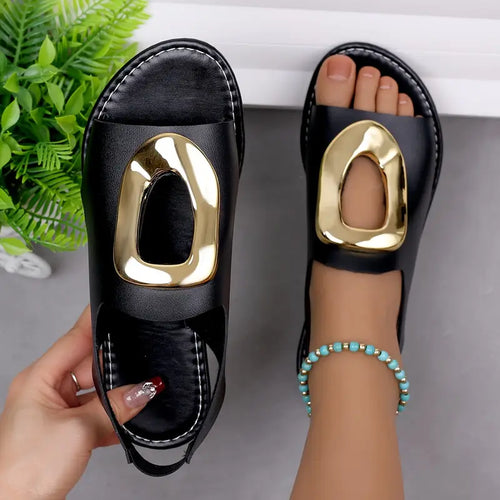 🔥Last Day 50% OFF🔥Women's Solid Color Stylish Sandals