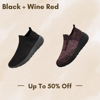 🔥SET 2 (Nero + Rosso Vino) 50% DI SCONTO