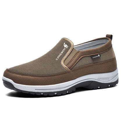 Men's Arch Support Loafers Waterproof Breathable Lightweight Non-Slip Walking Shoes