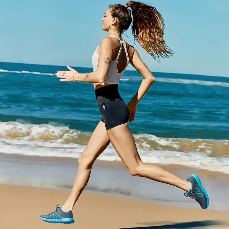 Women's Athletic Running Shoes Mesh Breathable Tennis Shoes