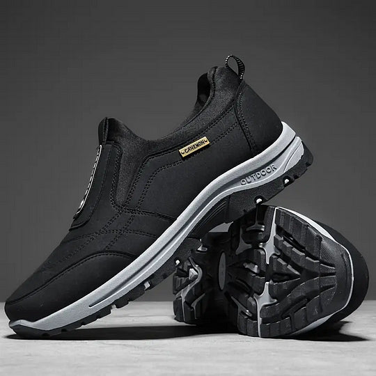 Men's Wide Comfort Sneakers with Arch Support & Shock Absorption