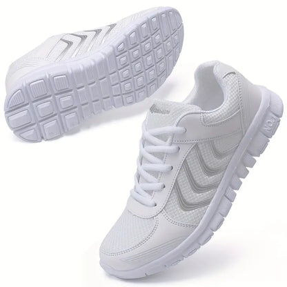 Women's Athletic Running Shoes Mesh Breathable Tennis Shoes