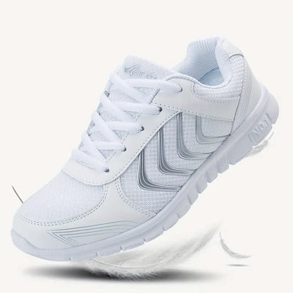 Women's Athletic Running Shoes Mesh Breathable Tennis Shoes