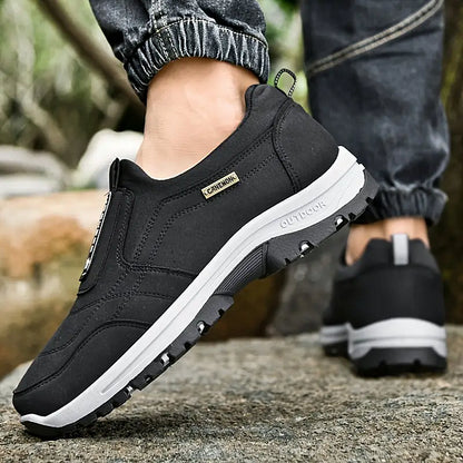 Men's Wide Comfort Sneakers with Arch Support & Shock Absorption