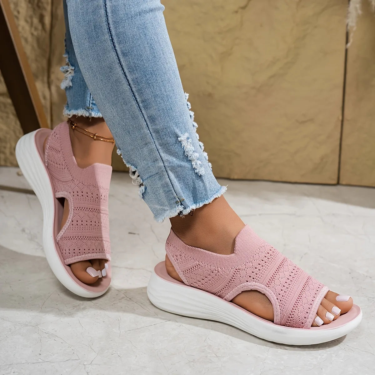 Women's Comfortable Open-toe Cushioned Orthopaedic Sandals
