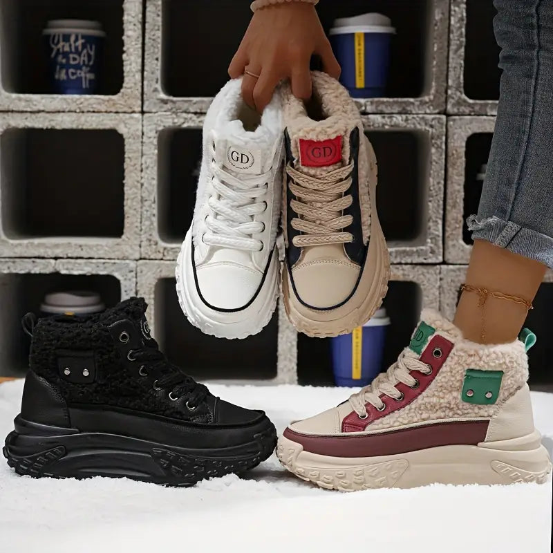 🔥Last Day 50% OFF🔥Women's Cozy Fleece-Lined Winter Snow Boots