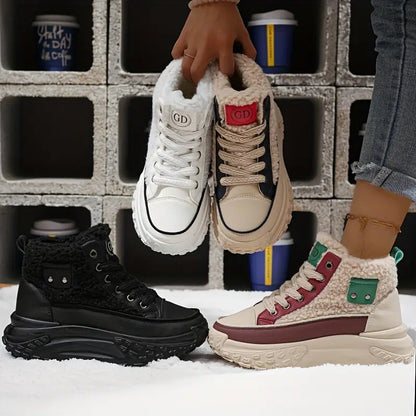 🔥Last Day 50% OFF🔥Women's Cozy Fleece-Lined Winter Snow Boots