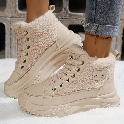 🔥Last Day 50% OFF🔥Women's Cozy Fleece-Lined Winter Snow Boots