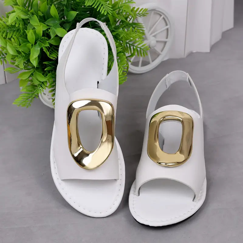 🔥Last Day 50% OFF🔥Women's Solid Color Stylish Sandals