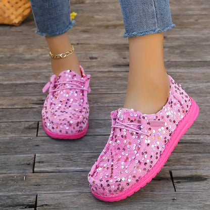 Brillantezza🔥Ultimo giorno 50% DI SCONTO⭐ Mocassini con paillettes da donna alla moda