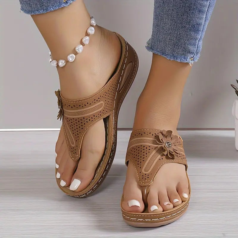 💥LAST DAY SALE 50% OFF🔥 Stylish Wedge Heel Flip Flops