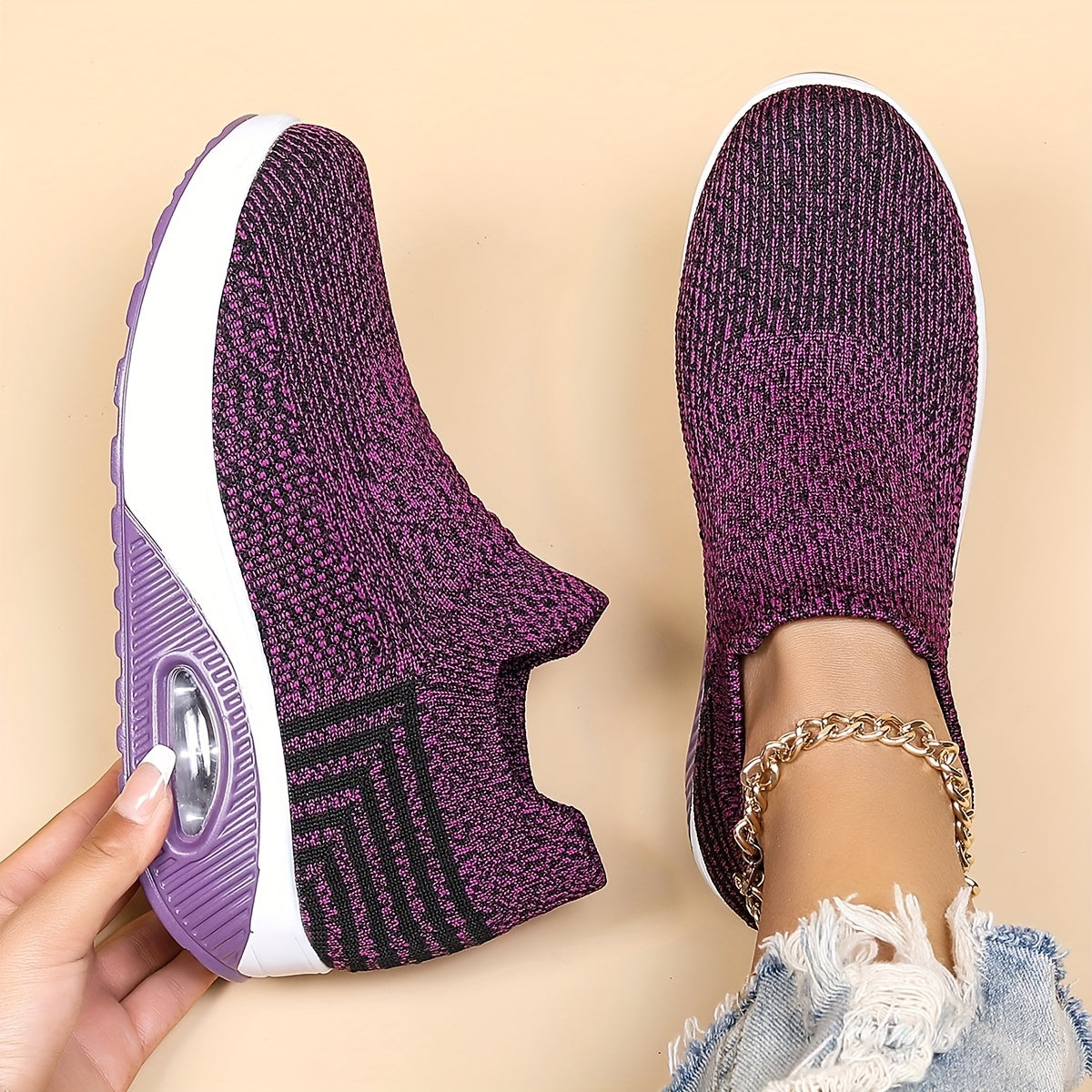 🔥LAST DAY 50% OFF - Women's Woven Orthopedic Air Cushion Shoes