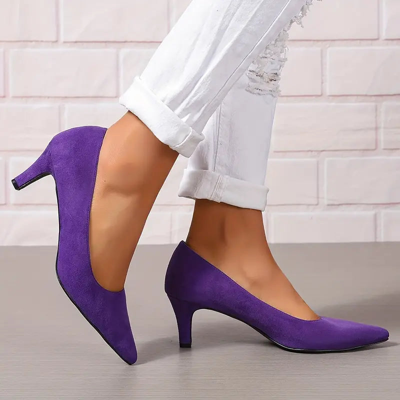 🔥Last Day Promotion 50% OFF🔥 2025 Women's Solid Color Court Pumps ❤️
