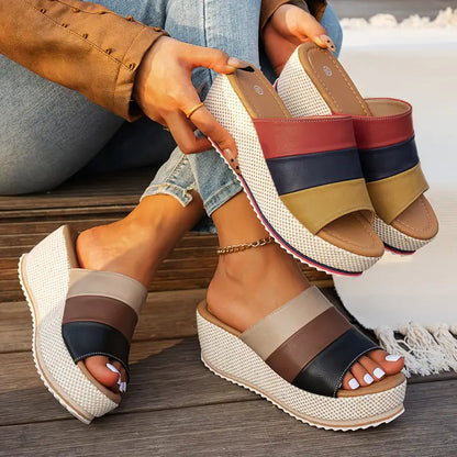 🔥Best Seller-Last Day Sale 50% OFF🔥 Women'S Fashion Open Toe High Heel Slides