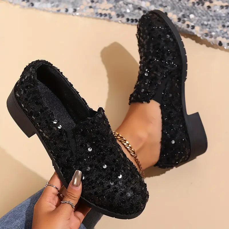 🔥Last Day 50% OFF🔥Women's Retro Sequin High Heels