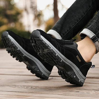 Men's Wide Comfort Sneakers with Arch Support & Shock Absorption