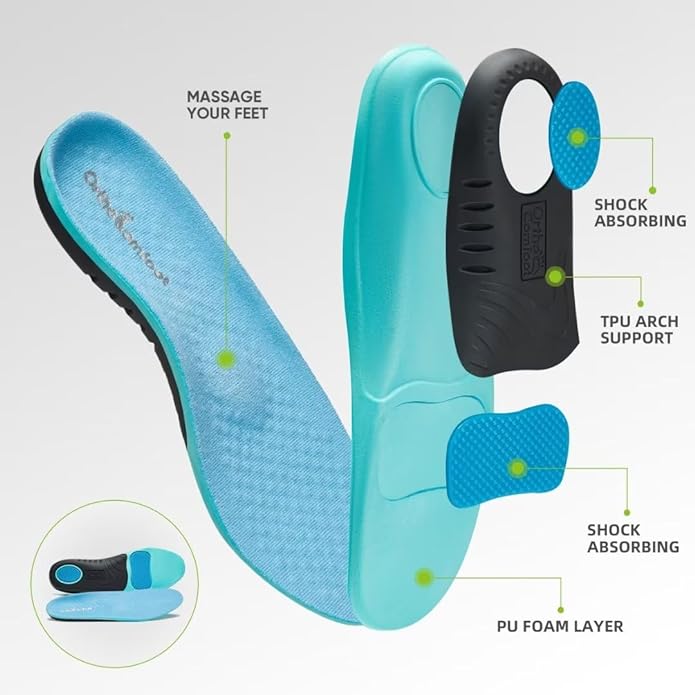 Men's Arch Support Loafers Waterproof Breathable Lightweight Non-Slip Walking Shoes