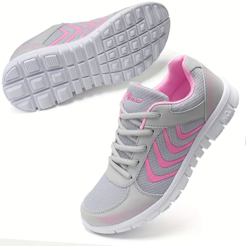 Women's Athletic Running Shoes Mesh Breathable Tennis Shoes