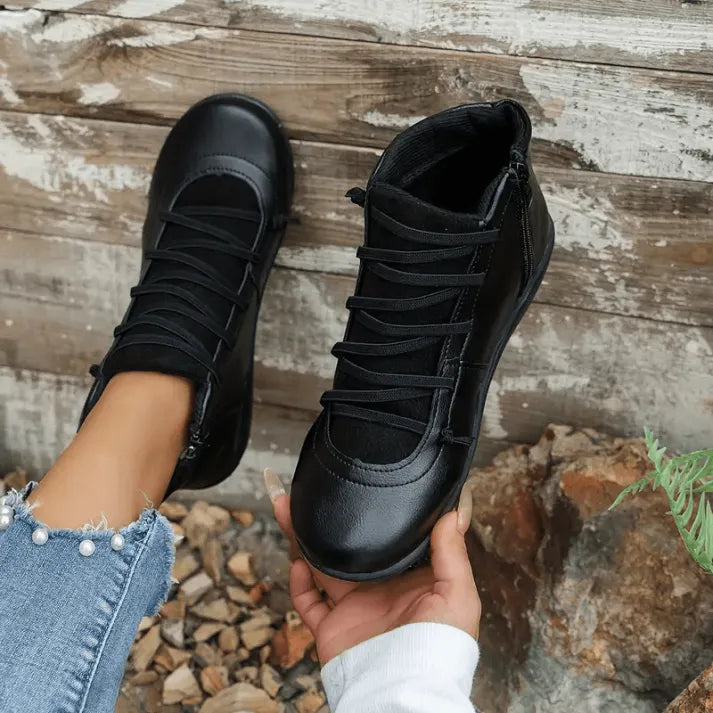 Women's Comfortable Handmade Leather Foot Support Boots