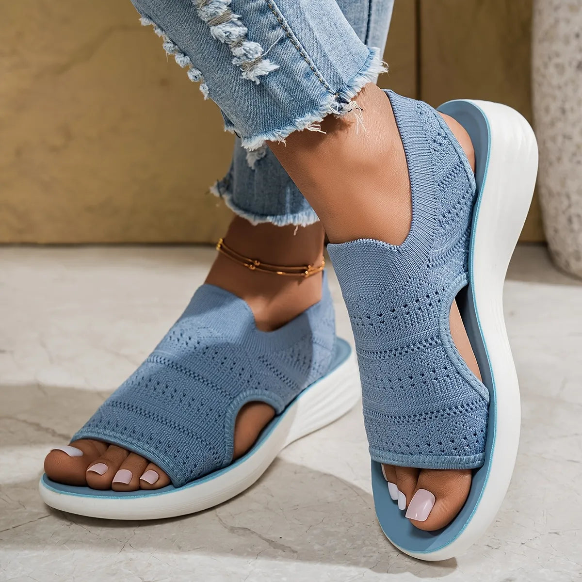 Women's Comfortable Open-toe Cushioned Orthopaedic Sandals