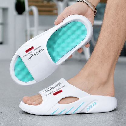 Men’s Thick Sole Cloud Comfort Slide Sandals