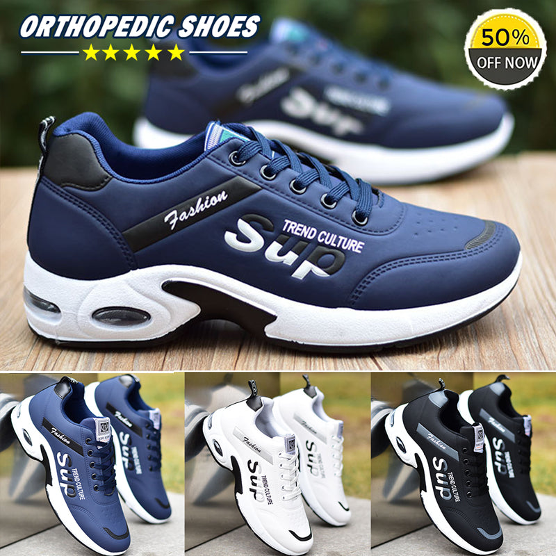 Men's Orthopedic Shoes With Air Cushion Support to Reduce Back and Knee Pressure⭐