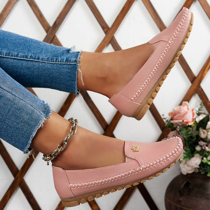 🔥Promoción de último día 60% de descuento 🔥Zapatos ortopédicos de piel, ligeros, antideslizantes y transpirables para mujer.