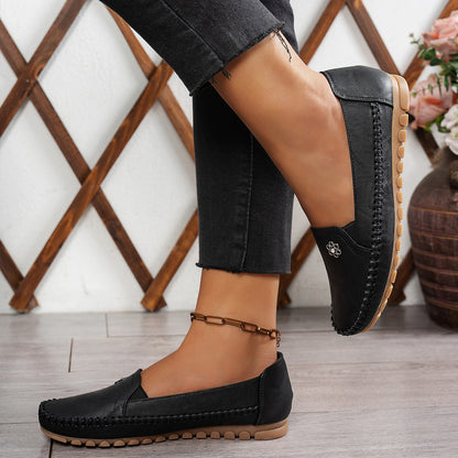 🔥Promoción de último día 60% de descuento 🔥Zapatos ortopédicos de piel, ligeros, antideslizantes y transpirables para mujer.