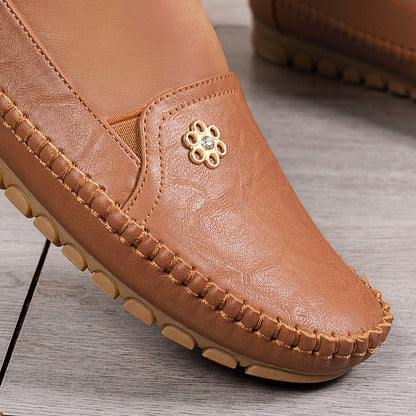 🔥Promoción de último día 60% de descuento 🔥Zapatos ortopédicos de piel, ligeros, antideslizantes y transpirables para mujer.