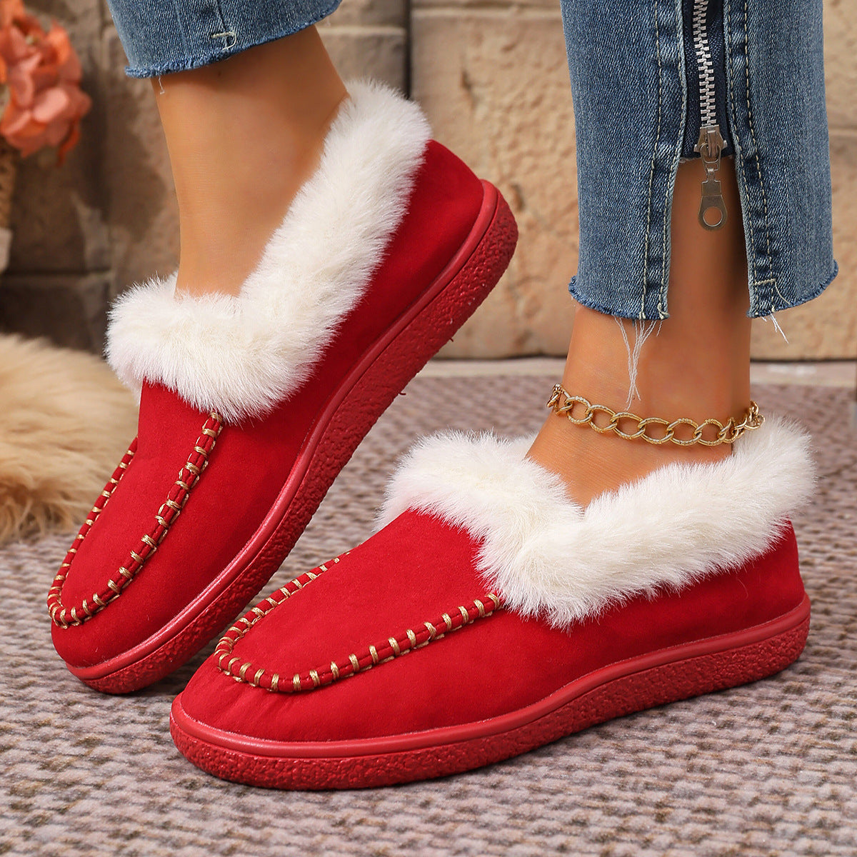 Women’s Orthopedic Fur Lined Winter Shoes