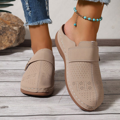🔥Thank You for Being Our Customer😍Orthopedic Wedge Leather Shoes, Easy To Wear, Comfortable When Walking🔥