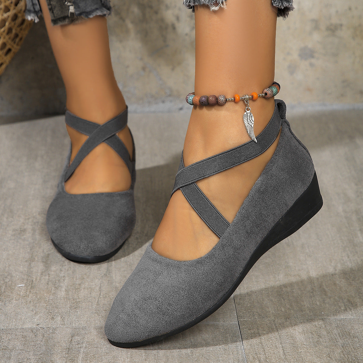 🔥Last Day Promotion 50% OFF 🔥 Comfortable, lightweight, anti-slip, breathable orthopedic flat shoes for women