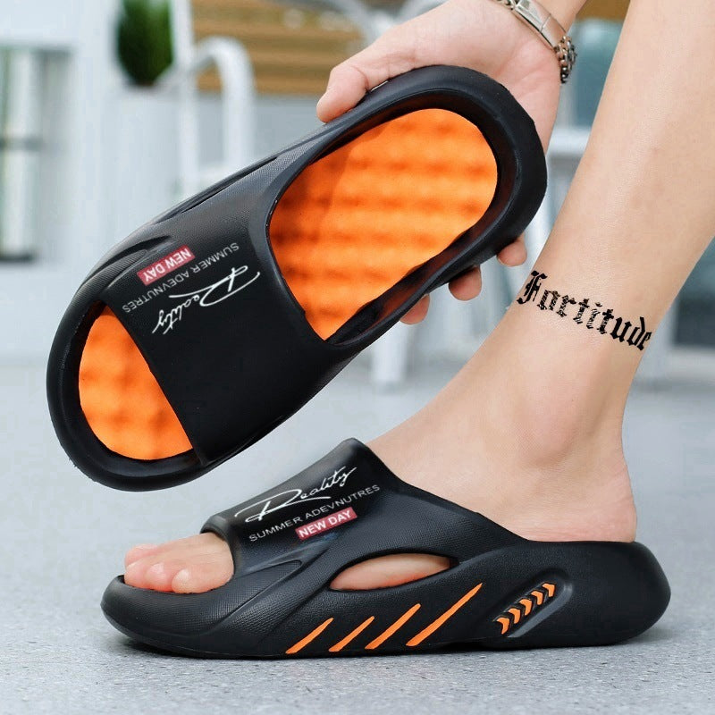 Men’s Thick Sole Cloud Comfort Slide Sandals