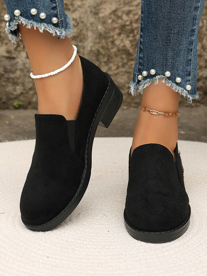🔥Last Day 50% OFF🔥Women's Slip-On Flats - Comfortable Low Heel,Orthopedic, Solid Color, Soft Sole Shoe