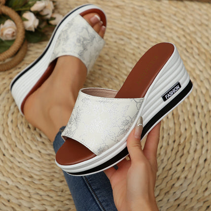 Premium Arch-Support Wedge Sandals – Walk Pain-Free in Style