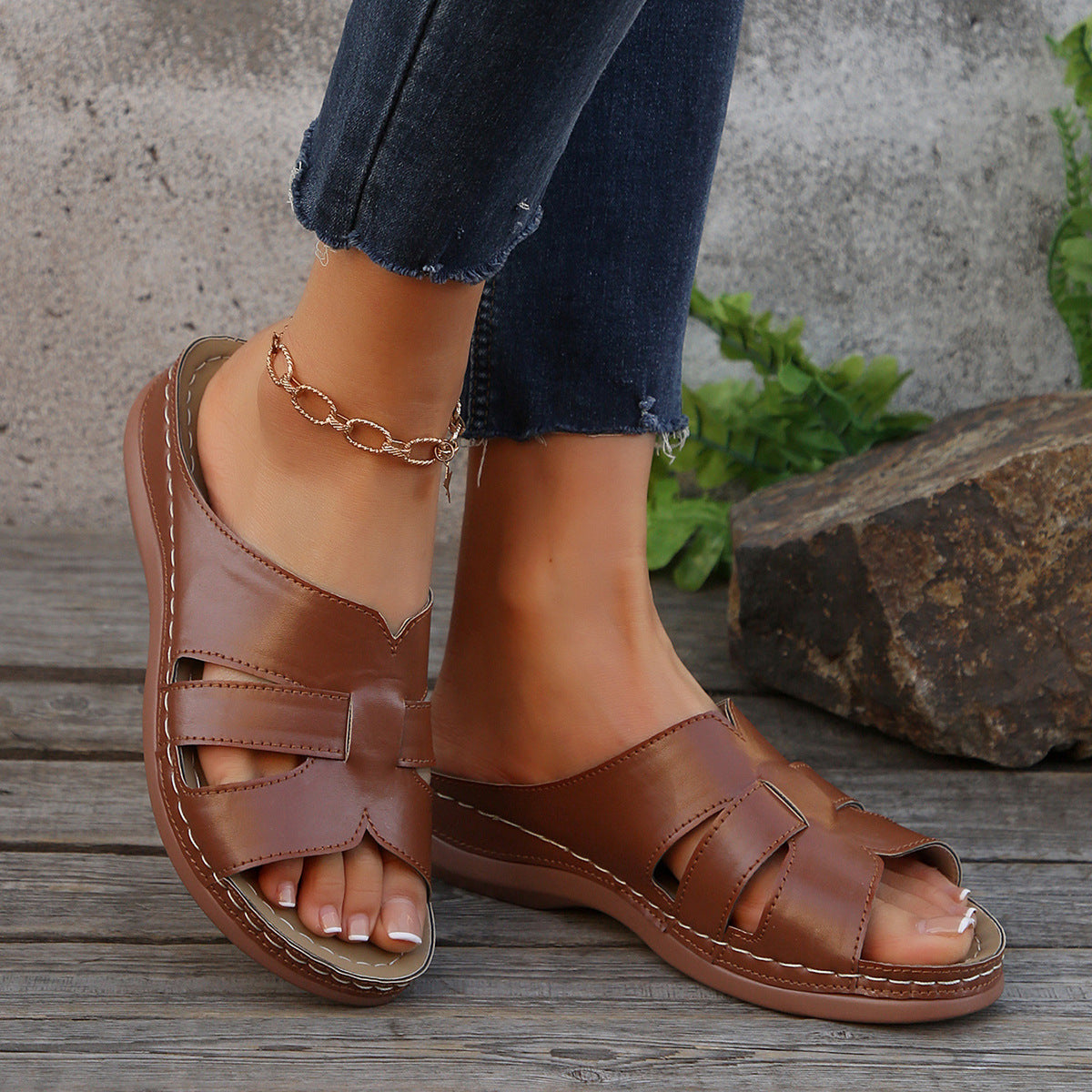 🔥LAST DAY SALE 50% OFF🔥 Women's Comfortable leather sandals