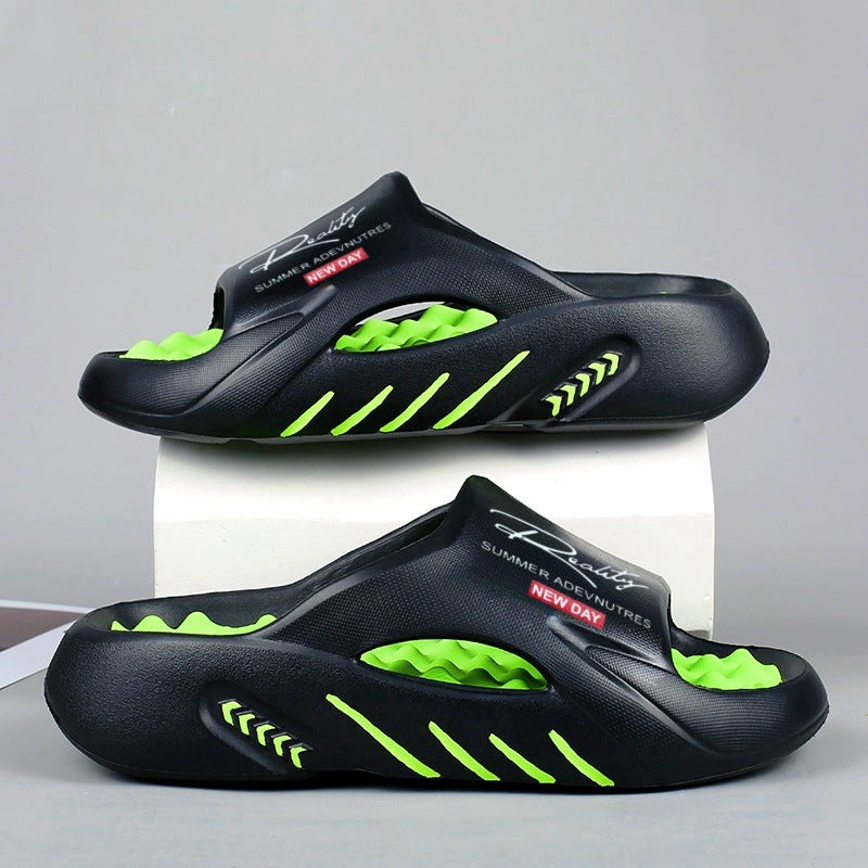 Men’s Thick Sole Cloud Comfort Slide Sandals