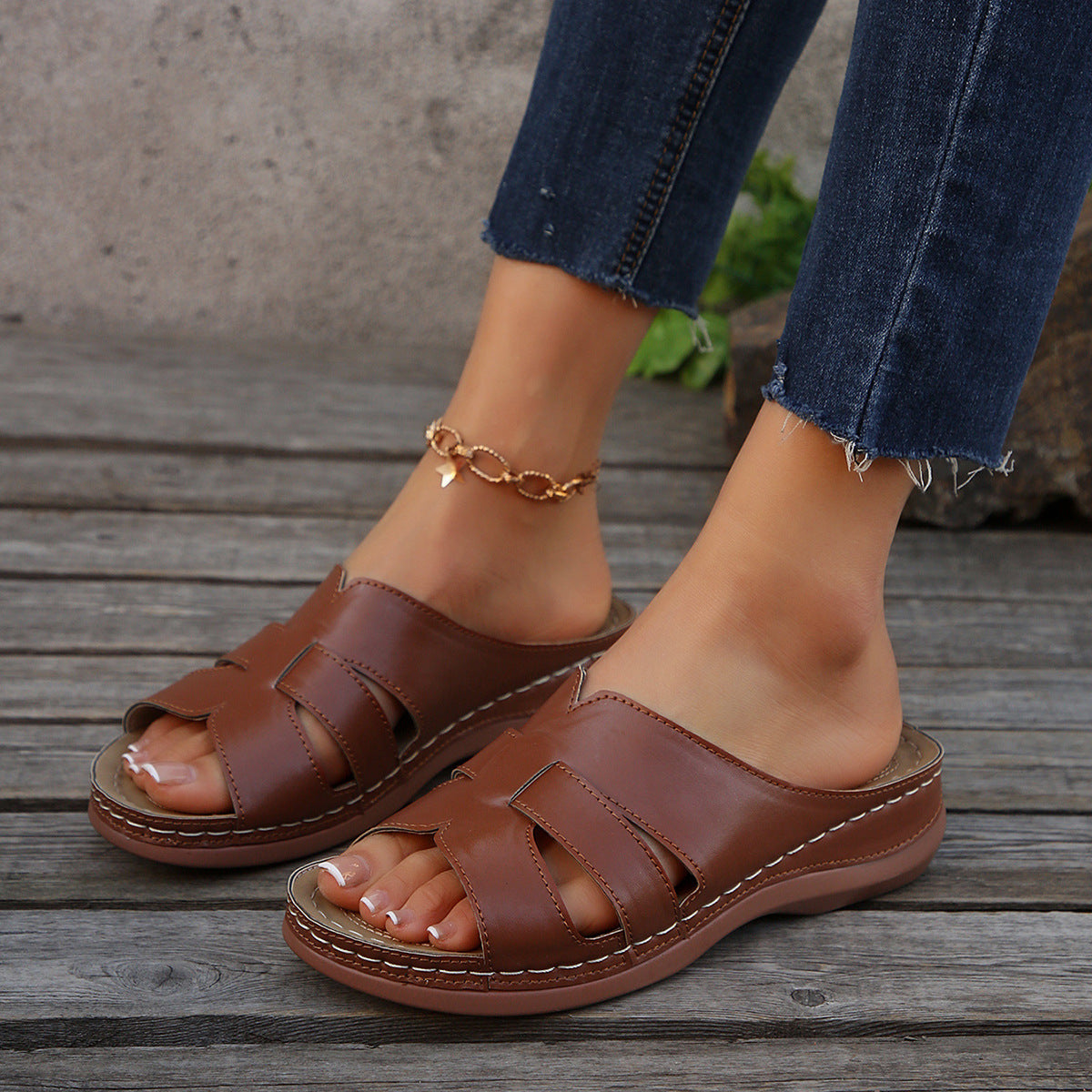 🔥LAST DAY SALE 50% OFF🔥 Women's Comfortable leather sandals