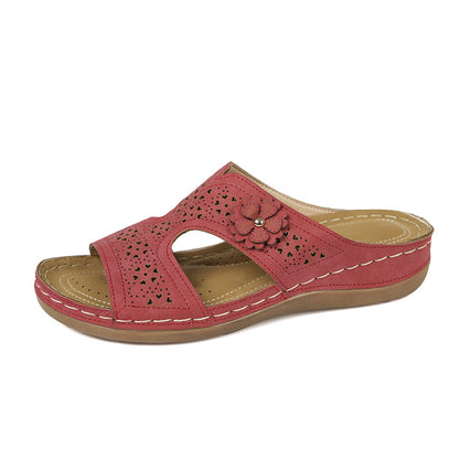 🔥Last Day Promotion 50% OFF🔥 Chic Floral Embellished Comfort Sandals