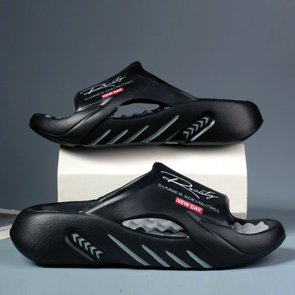 Men’s Thick Sole Cloud Comfort Slide Sandals