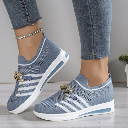 ComfortFit™ Women's Mesh Slip-Ons – Ergonomic, Non-Slip