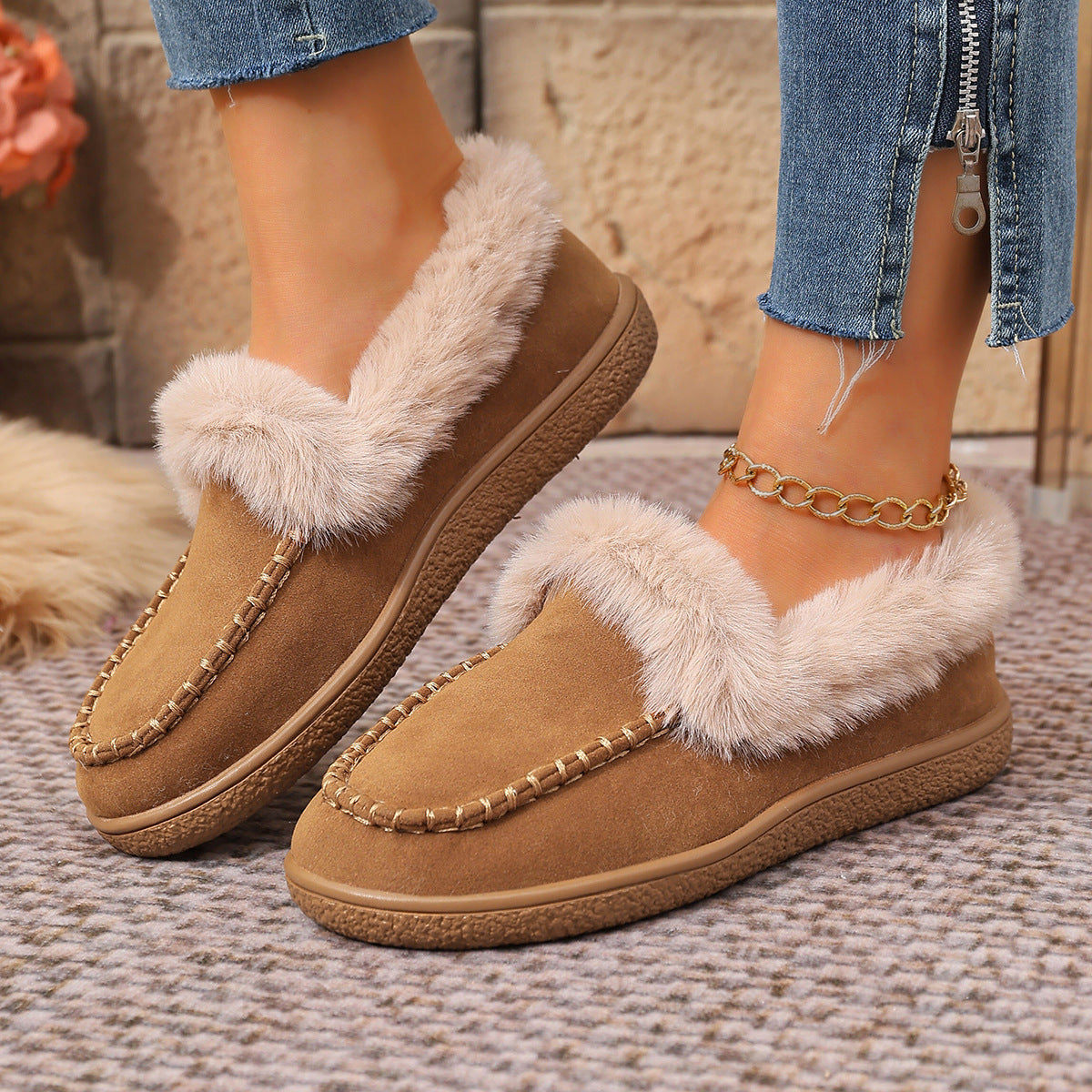 Women’s Orthopedic Fur Lined Winter Shoes