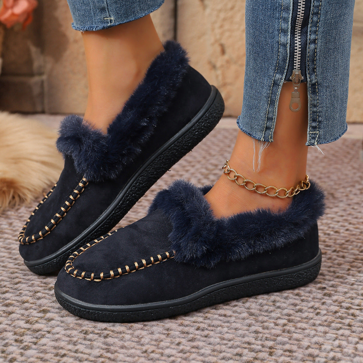 Women’s Orthopedic Fur Lined Winter Shoes