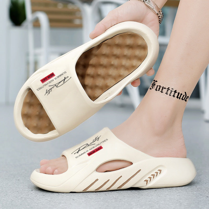 Men’s Thick Sole Cloud Comfort Slide Sandals