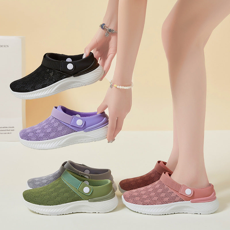 🔥Best Seller-Last Day Sale 50% OFF🔥 Women's Breathable Slip-On Clogs with Air Cushion Support & Non-Slip Sole