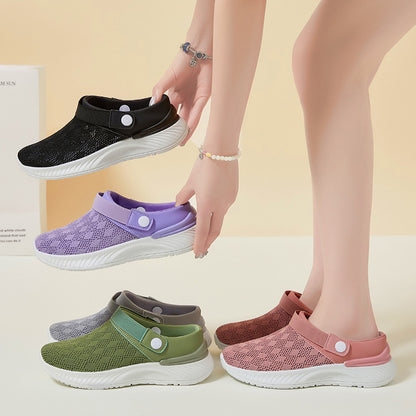 🔥Best Seller-Last Day Sale 50% OFF🔥 Women's Breathable Slip-On Clogs with Air Cushion Support & Non-Slip Sole