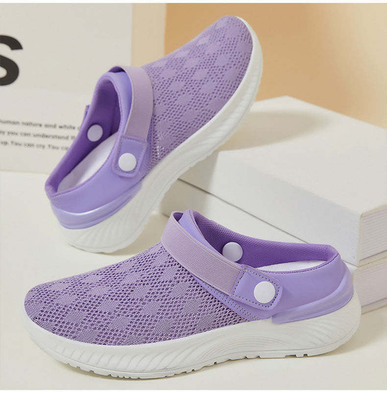🔥Best Seller-Last Day Sale 50% OFF🔥 Women's Breathable Slip-On Clogs with Air Cushion Support & Non-Slip Sole